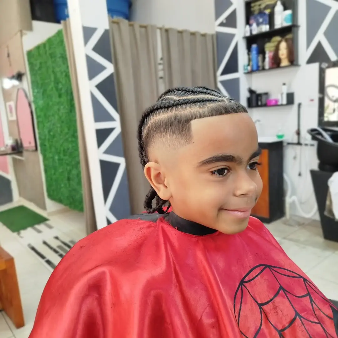 Tranças e degradê